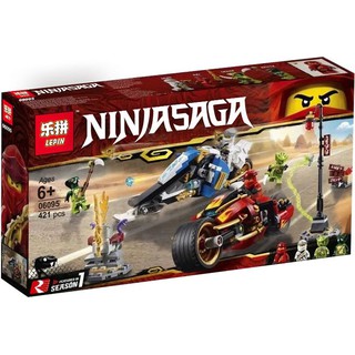Bộ lắp ráp xếp hình Lego Ninjago Movie 70667 Bela 11161 Lepin 06095: Xe Của Kai và Zane