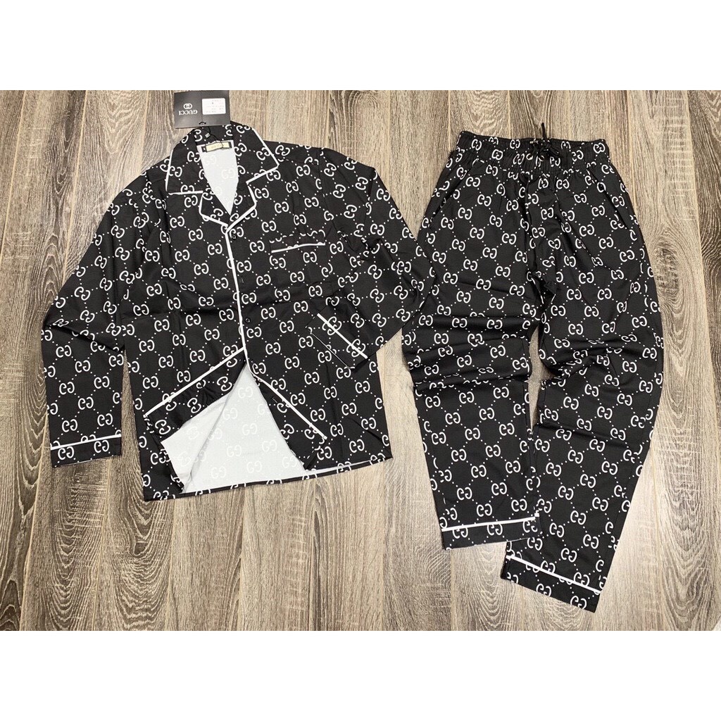 Bộ Đồ Ngủ Dài Tay Chất GCG Kate Bộ Pijama Dài Tay Phù Hợp Cả Nam Và Nữ Thể Hiện Đẳng Cấp Thời Thượng b6