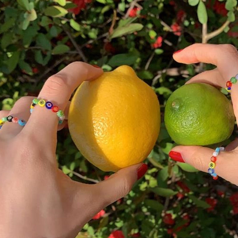 Nhẫn đính hạt phong cách Hàn Quốc xinh xắn cho nữ