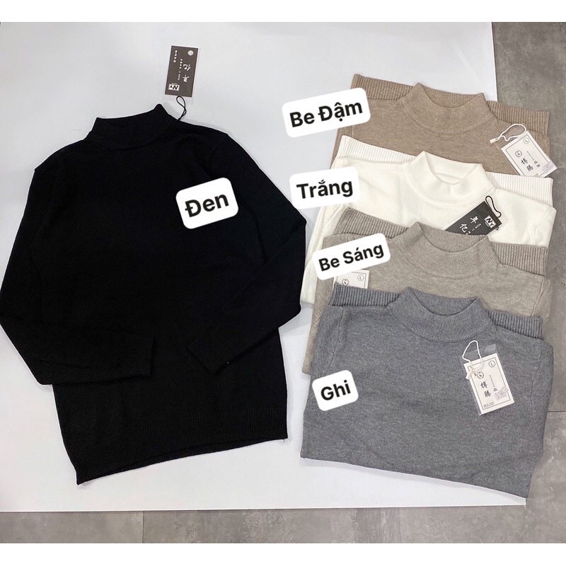 Áo Len NAM Cổ 3 Phân , cổ lọ hàng đẹp mã 09