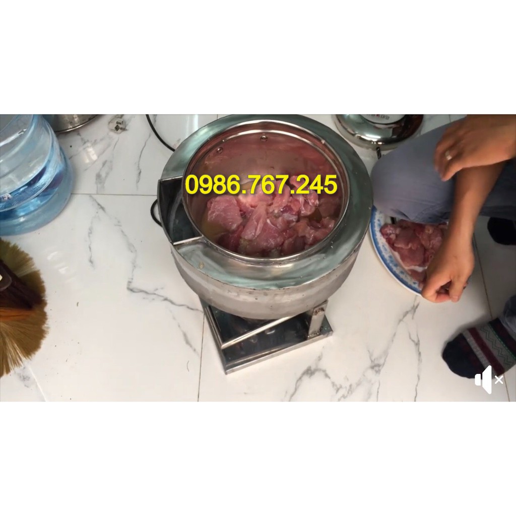 Máy Xay Giò 1.5-2KG/MẺ Có Bao Đá, Motor 1.1KW cực khỏe