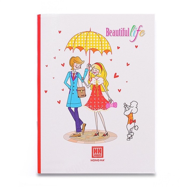 Vở 4 ô ly vuông 200 trang class Beautiful Life định lượng 80gsm (0404)