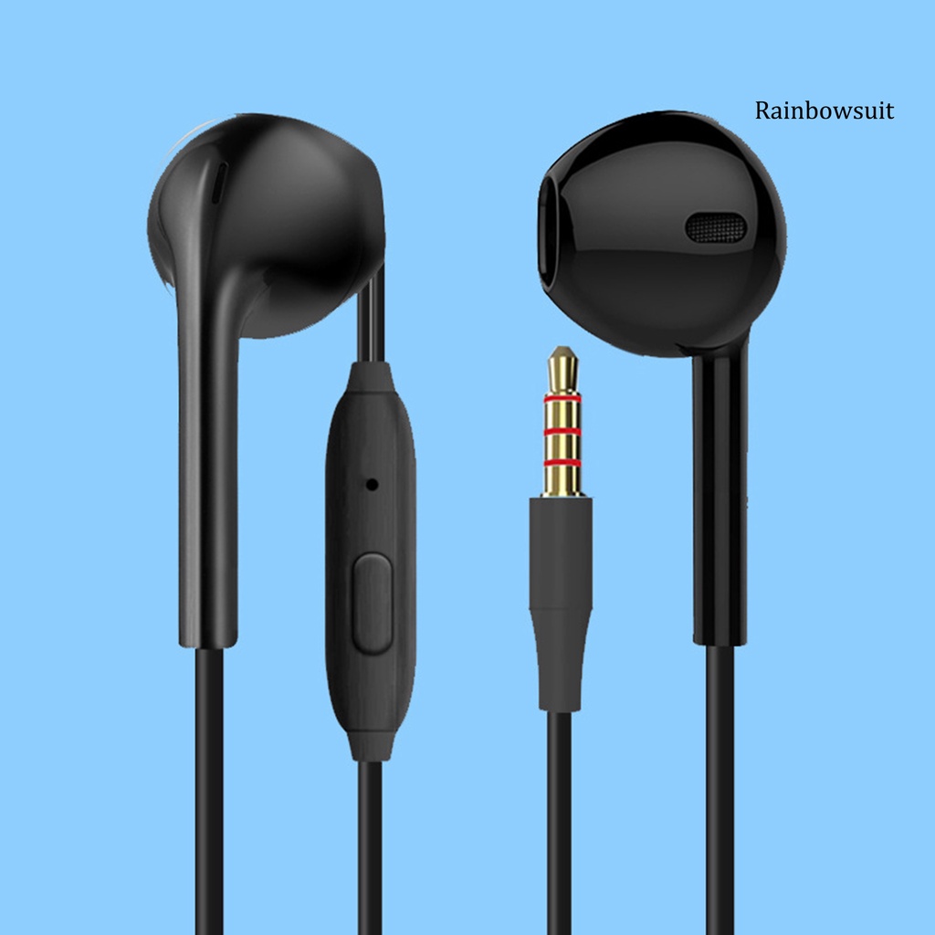 RB- S17 Universal Wired 3.5mm Heavy Bass Earbuds Earphone for Phone