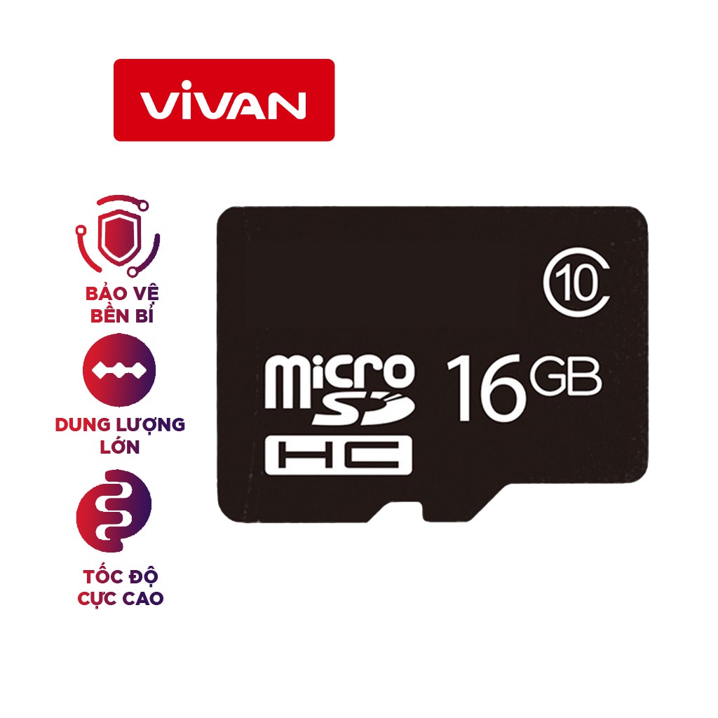 Thẻ Nhớ Micro SD VIVAN TF Card 16GB/ 32GB/ 64GB BẢO HÀNH 12 THÁNG 1 ĐỔI 1