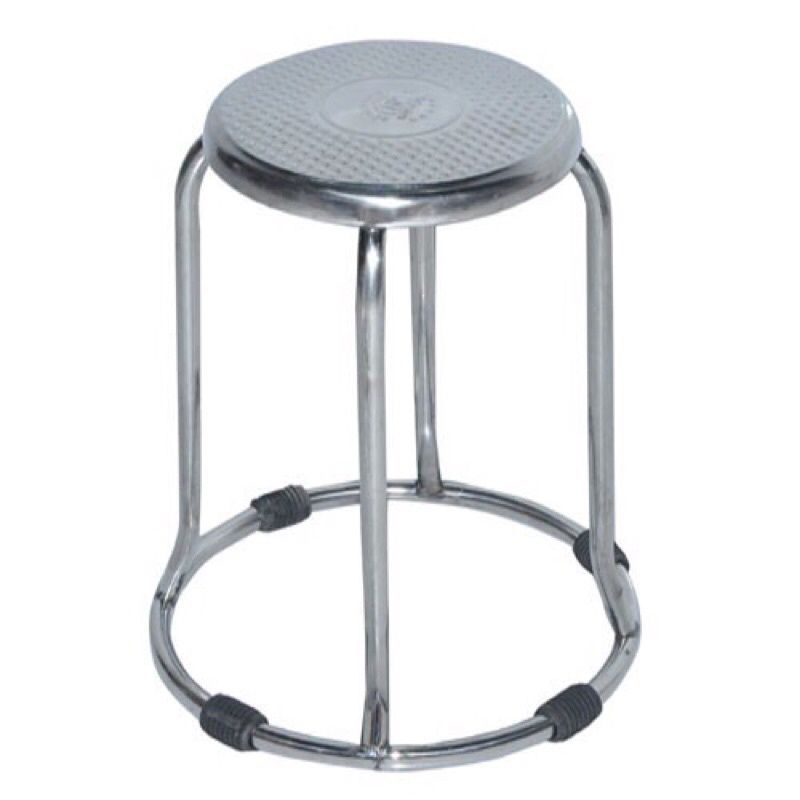 ghế đôn chân tròn inox siêu bền siêu chắc chắn