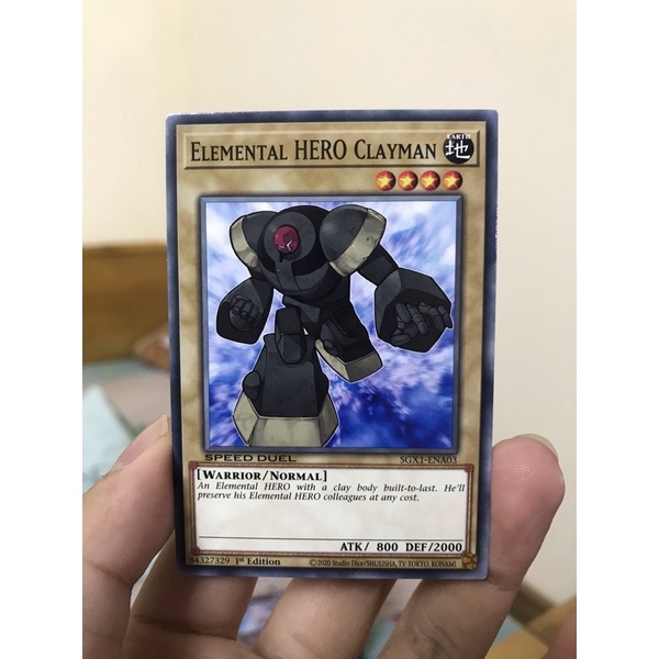 Thẻ bài Yugioh Elemental HERO Clayman
