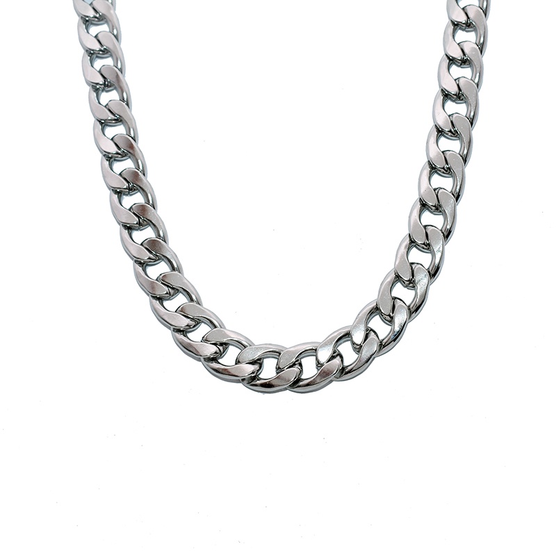 Vòng cổ Kiểu Xích Dày Phong Cách hip hop Đơn Giản Thời Trang Cho Nam Và Nữ