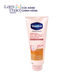[CÓ SẴN] Sữa Dưỡng Thể Trắng Da Toàn Thân Chống Nắng Vaseline Healthy White SPF 50+ PA++++ Sun + Pollution Protect