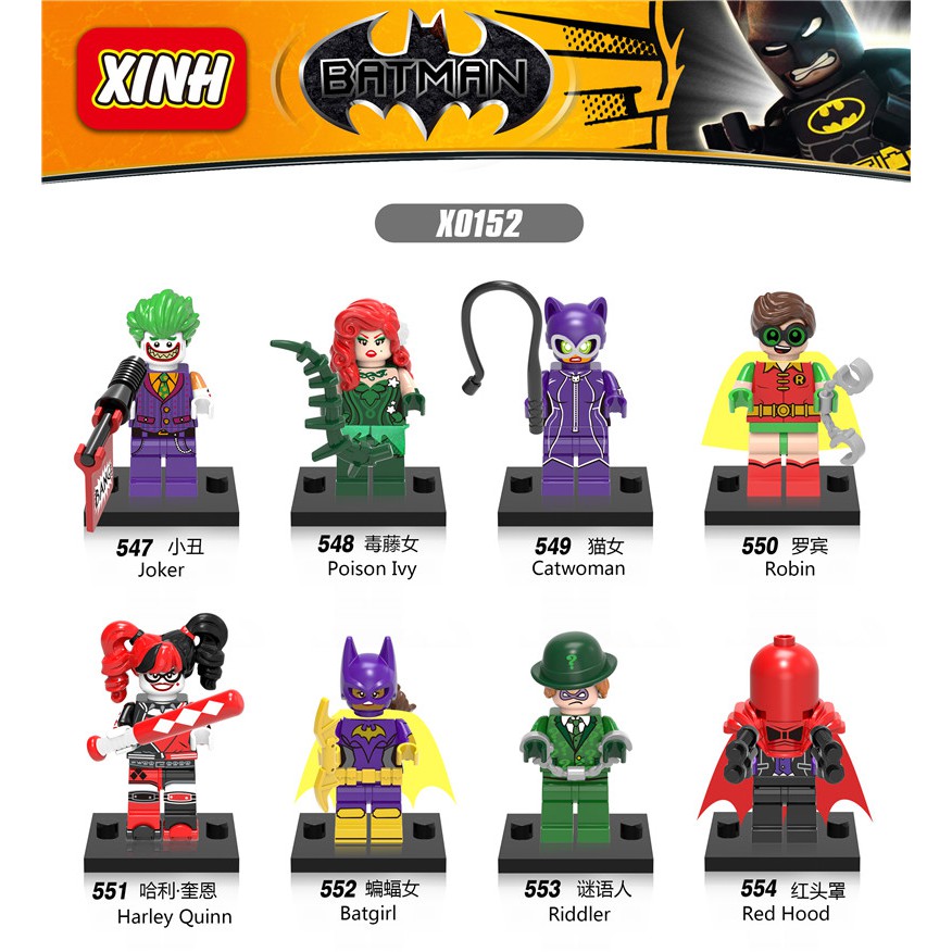 Mô Hình Đồ Chơi Lego Nhân Vật Harley Quinn X0152 XH549