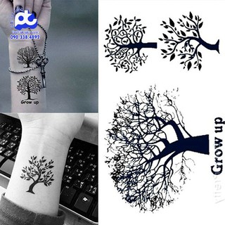 Hình Xăm Dán Tattoo Cây Lớn