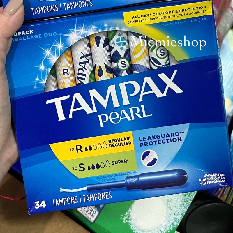 BĂNG VỆ SINH DẠ ỐNG KHÔNGUIF TAMPAX PEARL