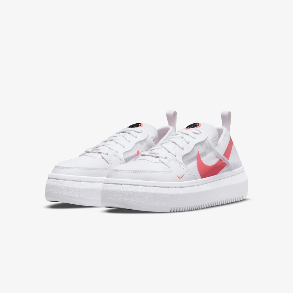 Giày Thể Thao Nữ Nike Court Vision CHÍNH HÃNG Nike Court Vision Alta Text White Magic Ember [CW6536-101] SimpleCHÍNH