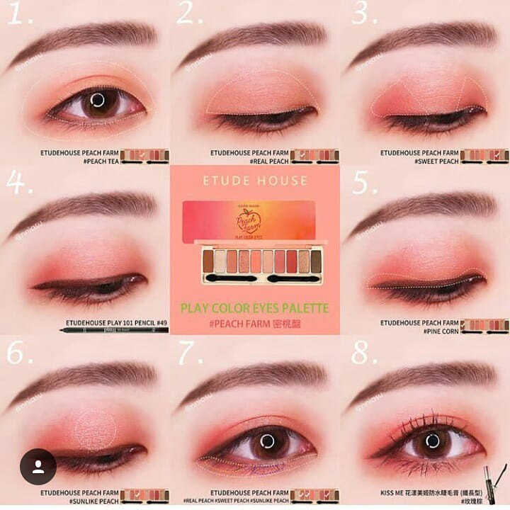 Bảng Phấn Mắt Etude House Play Color Eyes Peach Farm