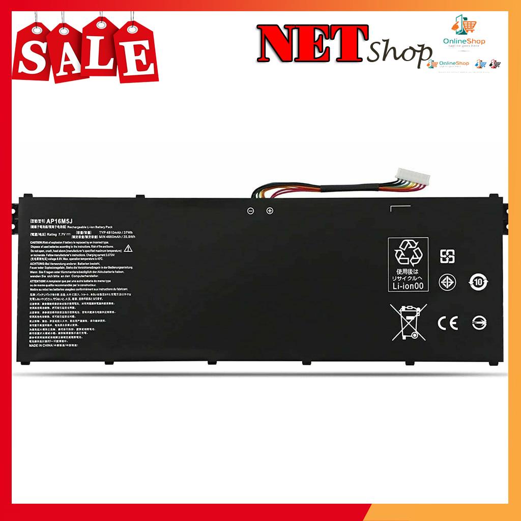 💖 Pin Laptop Acer Aspire 3 A311-31 A315-51 A515-51 AP16M5J Battery Original 37Wh