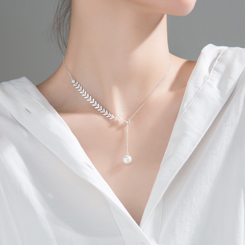 Vòng cổ_Chocker lúa mạch Bạc 925 cao cấp_𝑨'𝑹𝑶𝑪𝑯 𝑺𝑯𝑶𝑷 𝑪𝒂𝒎 𝒌𝒆̂́𝒕 𝑩𝑨̣𝑪 𝒄𝒉𝒖𝒂̂̉𝒏 100%