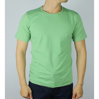 ÁO THUN NAM HÀNG VNXK 100% COTTON MÀU XANH CỐM