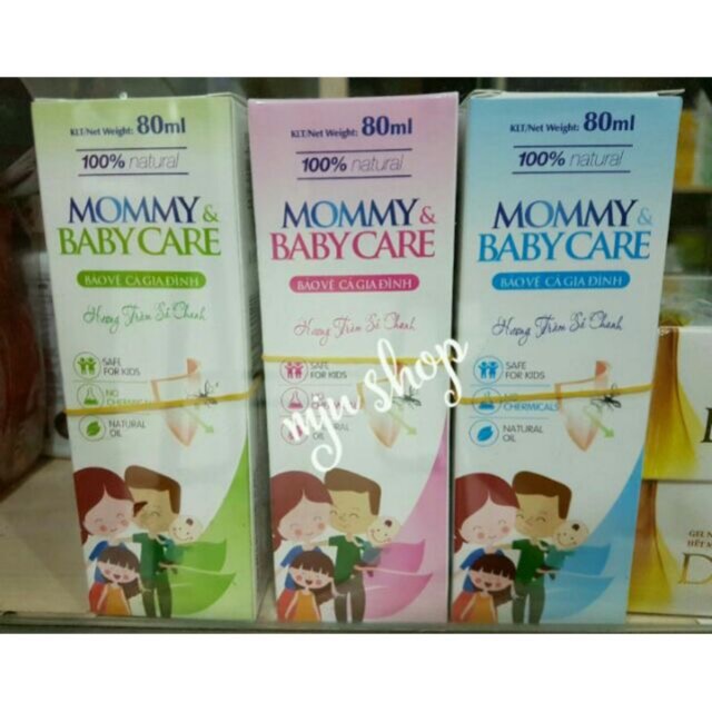 Xịt chống muỗi MOMMY & BABYCARE 80ml