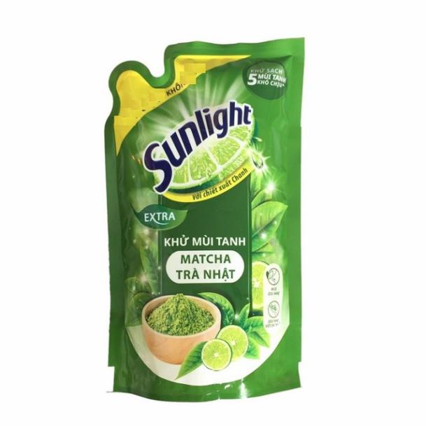 Nước rửa chén Sunlight Trà Nhật túi 750g