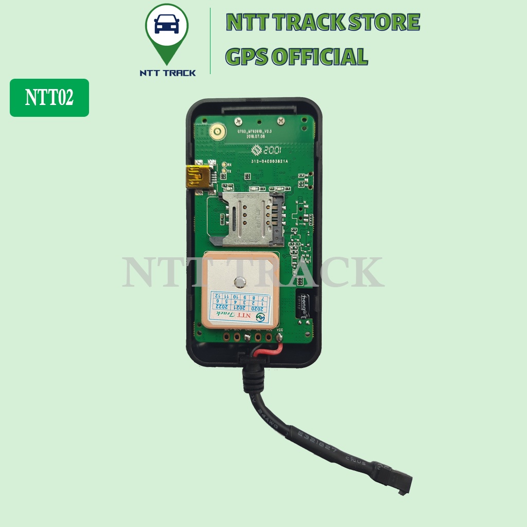 Thiết bị định vị GPS xe máy ô tô ưu đãi mua kèm sim 4G bảo hành 6 tháng chính hãng NTT02 - NTT Track