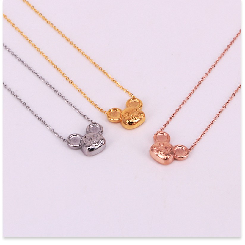 Dây chuyền vòng cổ nữ titan mặt chuột X8-203 - CAM KẾT KHÔNG GỈ, KHÔNG BAY MÀU - BẢO HÀNH 12 THÁNG