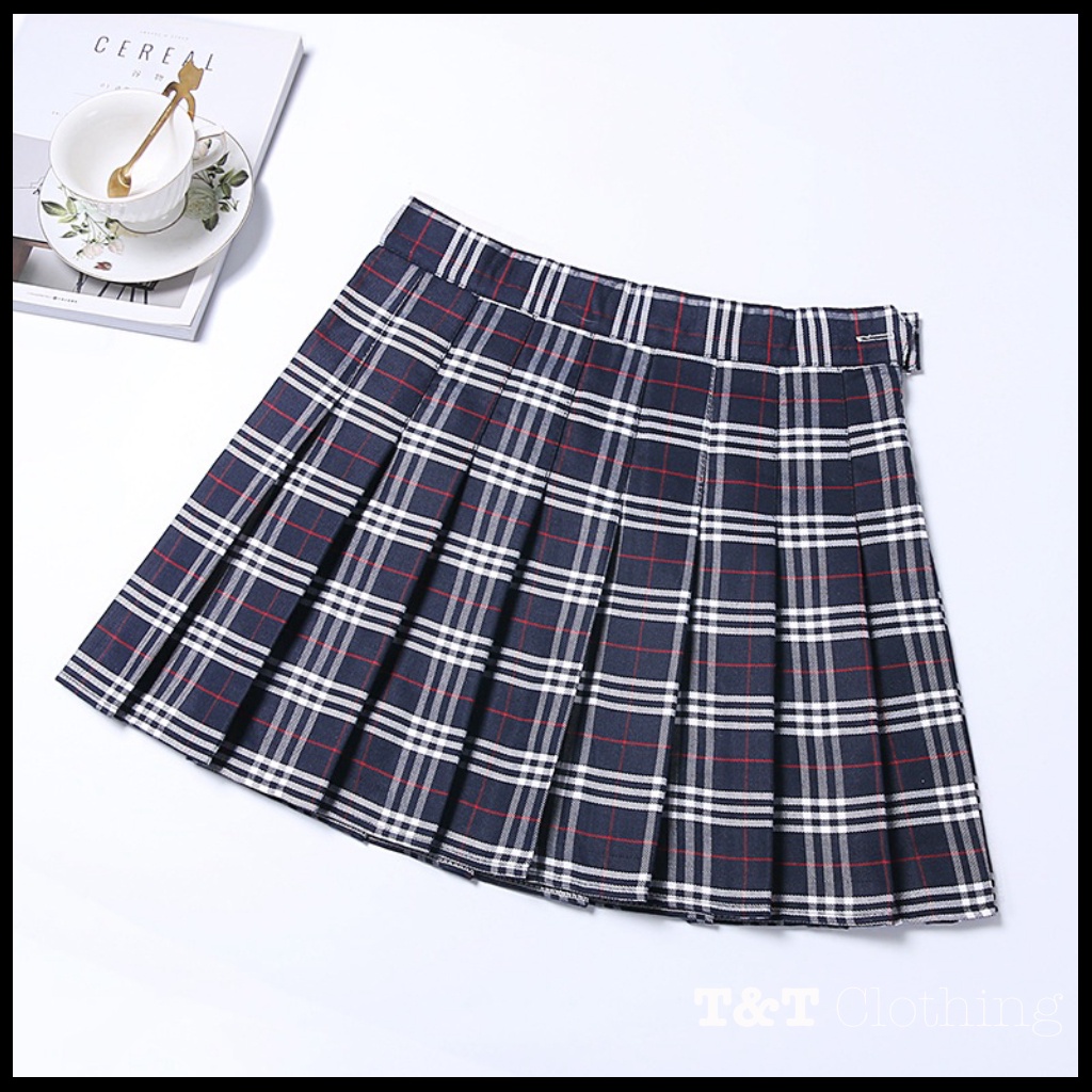 Chân váy xòe full màu Chân Váy ngắn Tennis kẻ caro xếp ly dáng xòe Hàn Quốc | Chân váy nữ 💃By 23t.shop | BigBuy360 - bigbuy360.vn