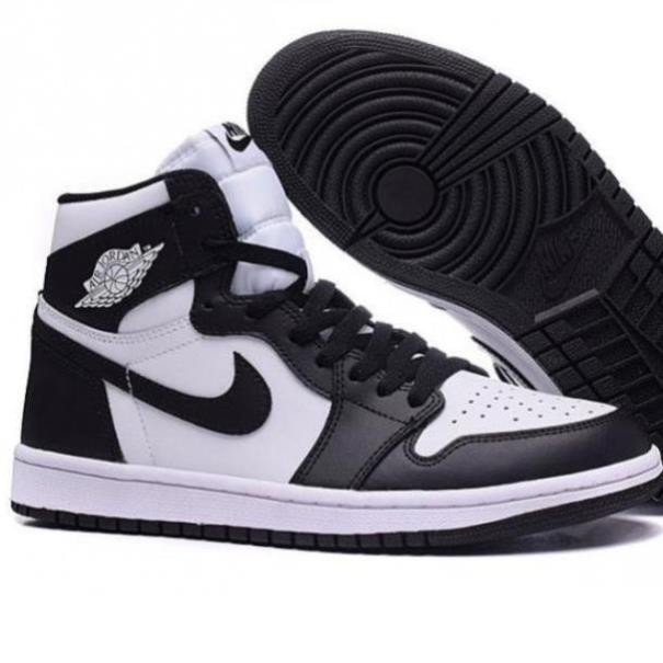 [Come back store] Giày jordan 1 đen trắng, giày jordan panda cao cổ [Box][bill][tặng kèm 2 dây giày trắng và đen]