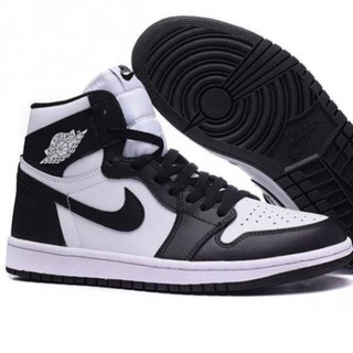 [Come back store] Giày jordan 1 đen trắng, giày jordan panda cao cổ [Box][bill][tặng kèm 2 dây giày trắng và đen]