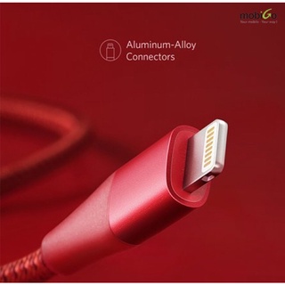 Cáp Lightning Anker PowerLine+ II - BẠC - Dài 0.9m - A8452