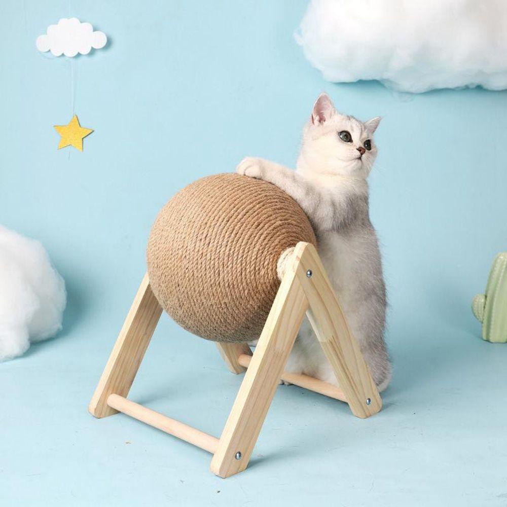 Bóng Gỗ Cào Móng Đồ Chơi Cho Mèo Cưng