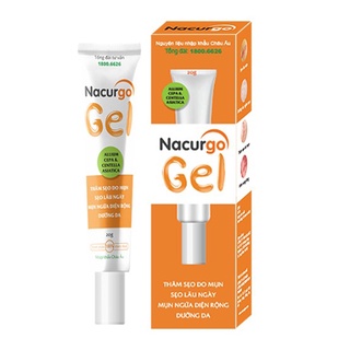 Nacurgo Gel - Gel bôi mụn và làm mờ thâm sẹo do mụn