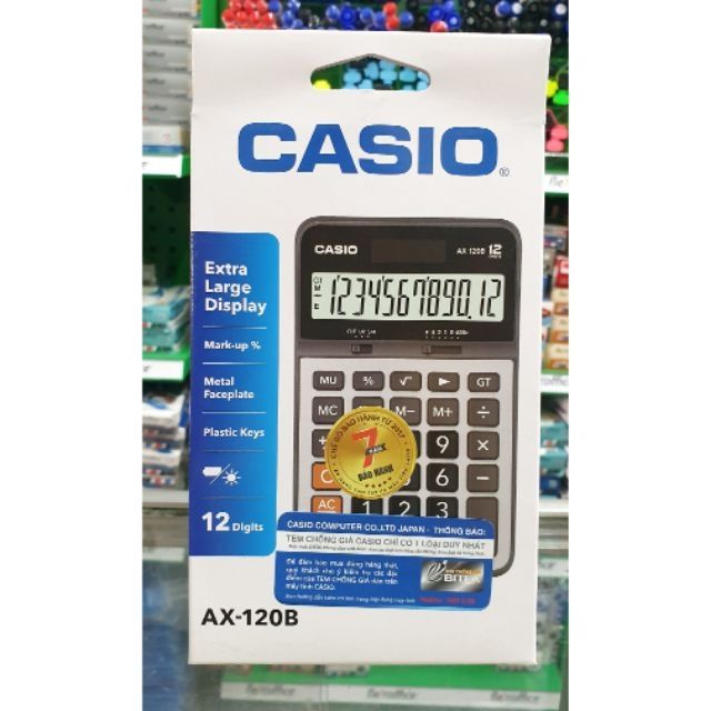 KHUYẾN MẠI Máy tính casio Ax-120B [SẢN PHẨM CHẤT LƯỢNG ]0