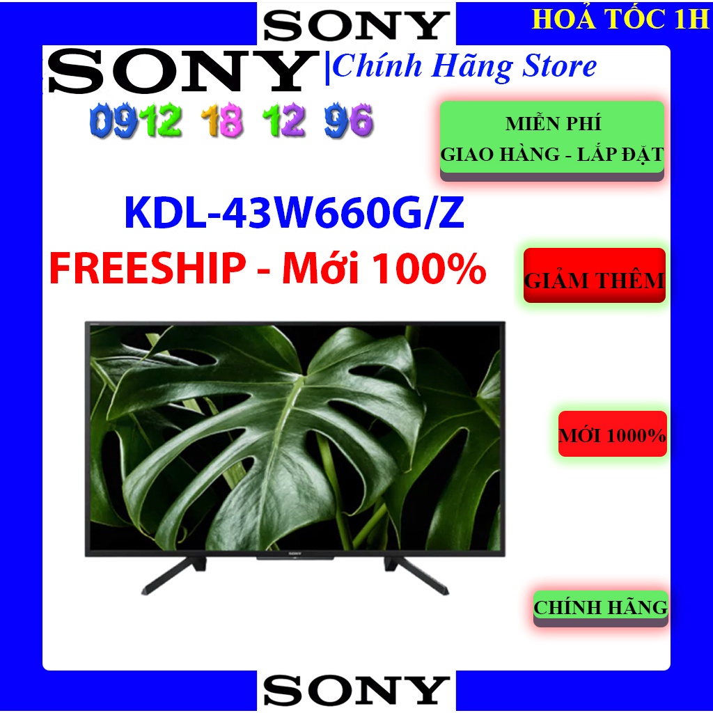 Sony 43W660G/Z - Smart Tivi Sony KDL-43W660G/Z Full HD 43 Inch