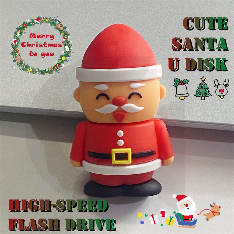 Ổ Đĩa U Tốc Độ Cao Chủ Đề Giáng Sinh Dễ Thương 1GB 2GB 4GB 8GB 16GB 32GB 64GB 128GB