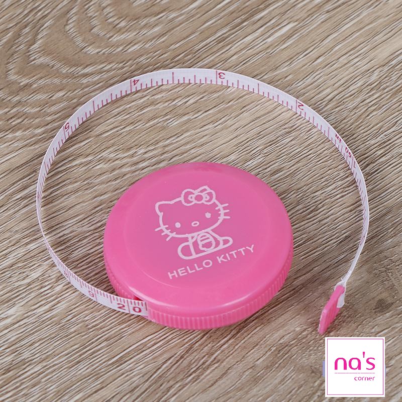 Thước dây Hello Kitty màu hồng dài 1.5m dễ thương tự động rút dây