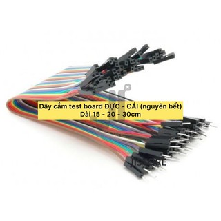 10 sợi dây cắm test board jumper ĐỰC - CÁI nguyên bẹ
