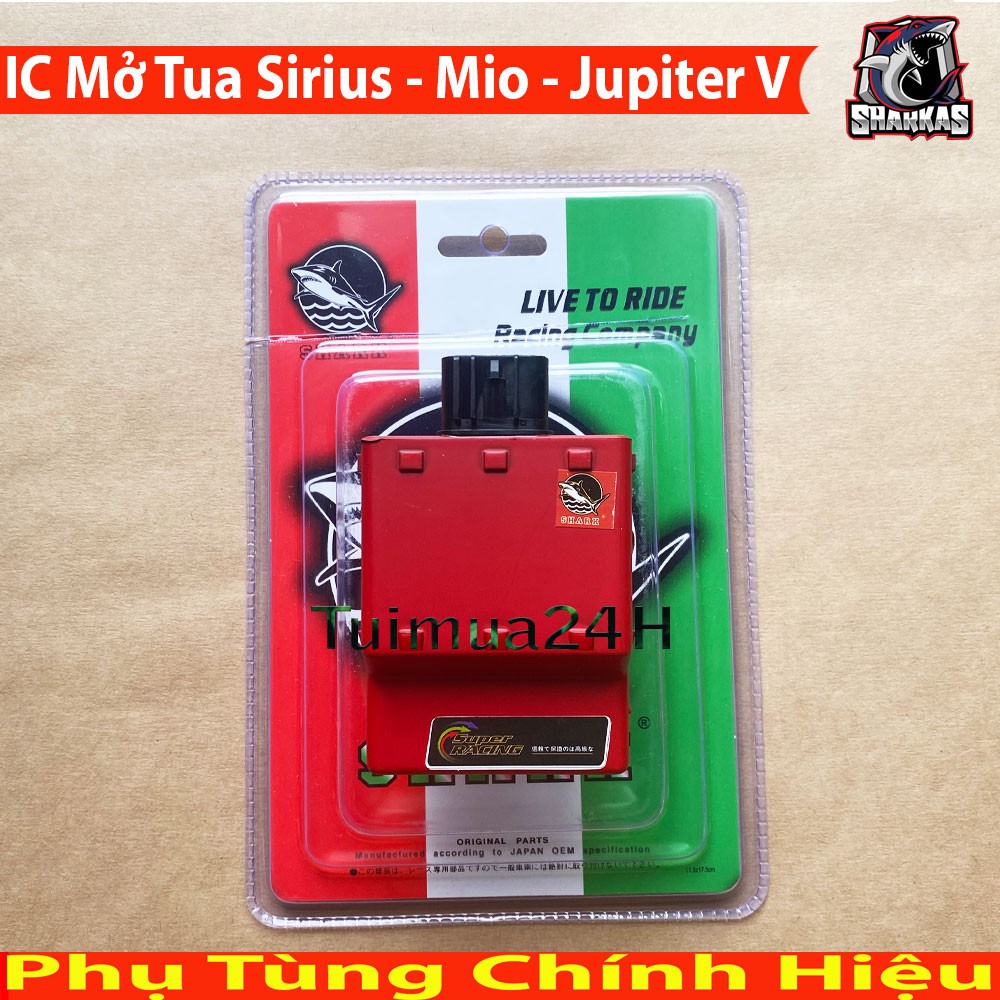 IC SHARK ĐỘ MỞ TUA MÁY CỰC MẠNH SIRIUS Xăng Cơ – JUPITER V110CC, Mio