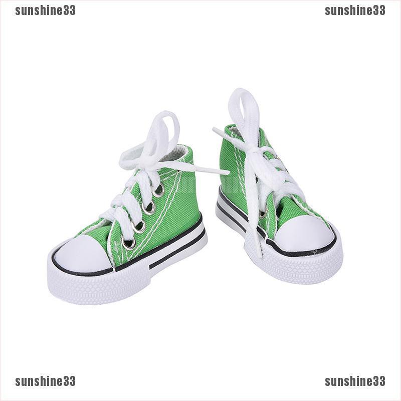 Giày Vải Canvas Mini 7.5cm Dành Cho Búp Bê 40.64 cm