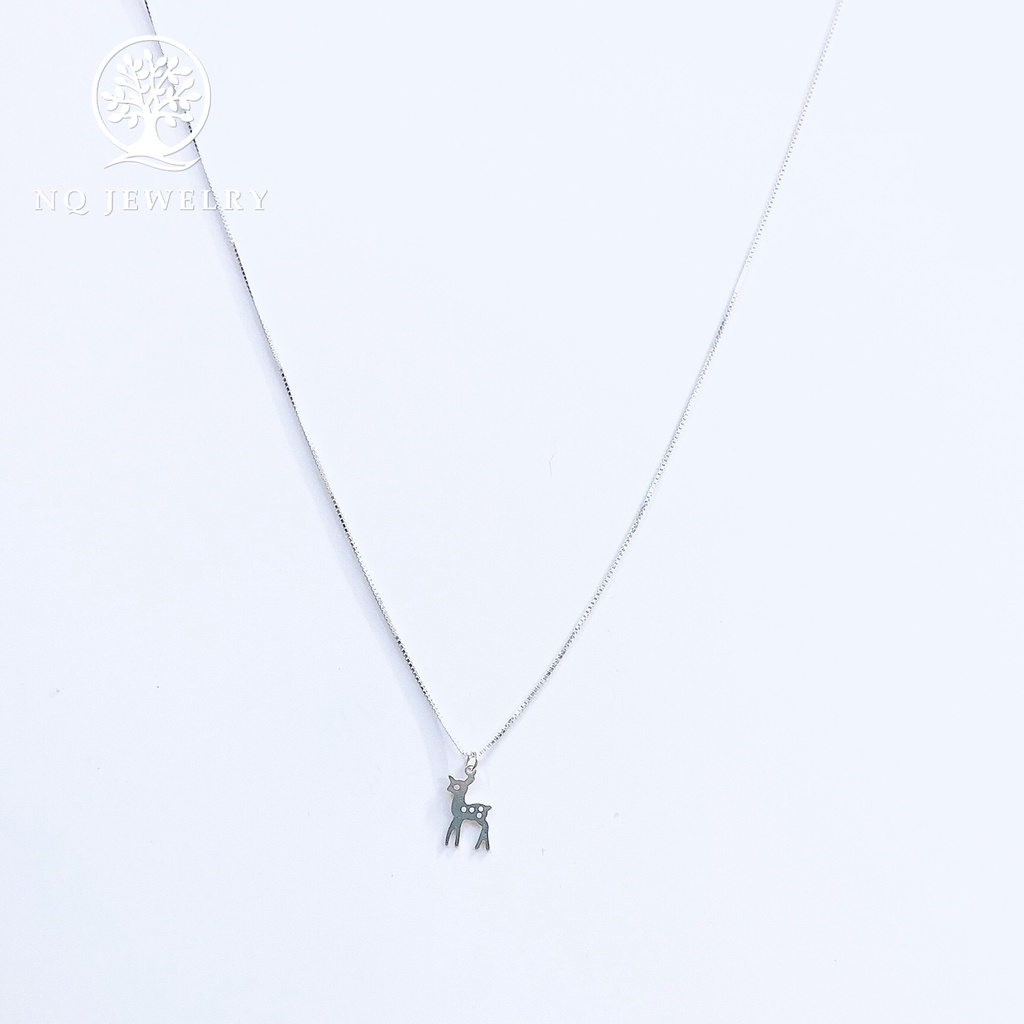 Dây chuyền bạc mặt con hươu - NQ Jewelry