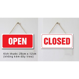 Biển Open/Closed cửa hàng (không gồm dây treo)