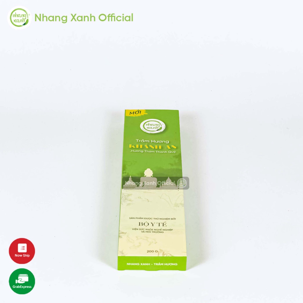 Nhang Trầm Hương Khánh An 30cm - Hộp 200g - 100% tự nhiên, không hoá chất độc hại