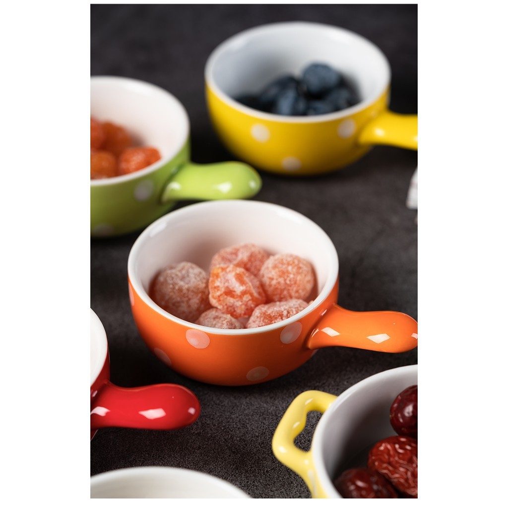 Bát ăn dặm hình Gáo Chấm Bi ( nhiều màu )