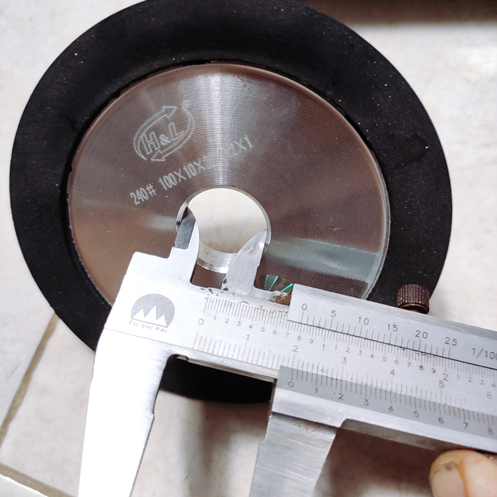 Đĩa mài lưỡi cưa 100mm HL cao cấp / Đĩa mài rửa lưỡi cưa hợp kim, đĩa mài hợp kim (SS2306)