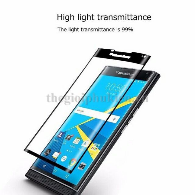 Kính cường lực 4D Blackberry Priv full màn siêu cứng - Nhiều màu