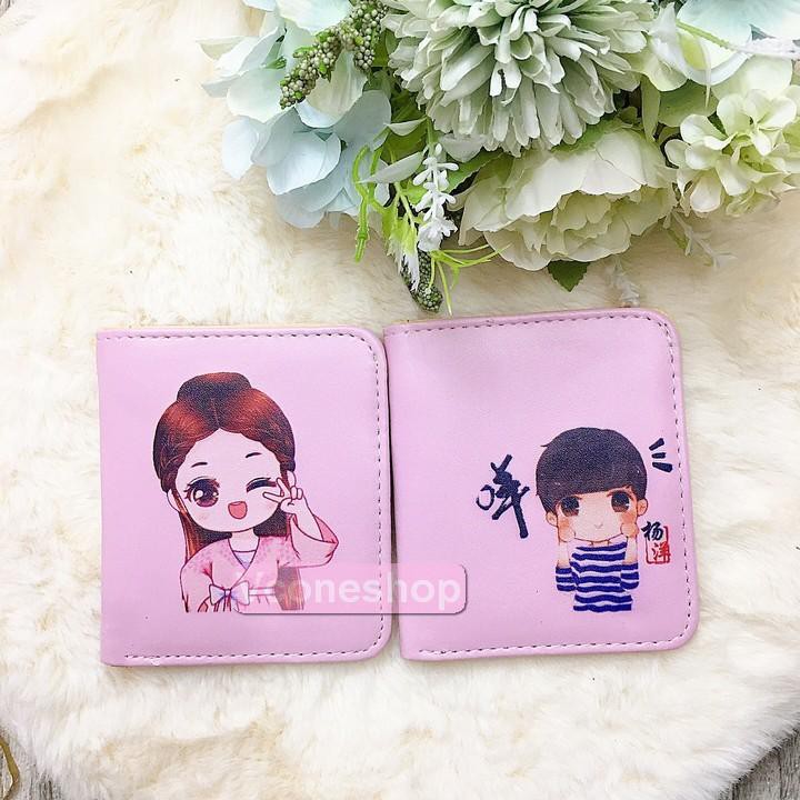 Ví Triệu Lệ Dĩnh ngắn bóp đựng tiền chibi cầm tay xinh xắn dễ thương