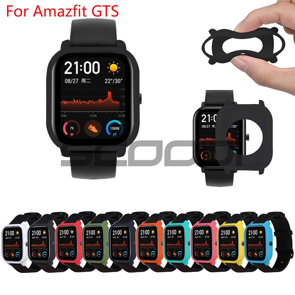 Phụ kiện nắp vỏ silicon mềm cho đồng hồ thông minh Huami Amazfit gts