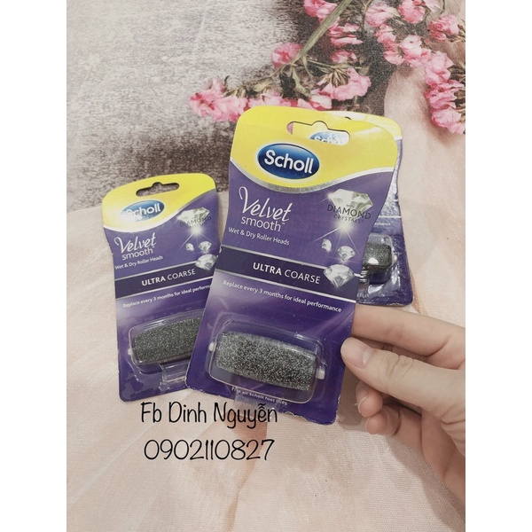 Con lăn thay thế máy chà chân Scholl Velvet Smooth