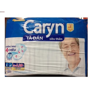Tã dán người già caryn m-l20 / bỉm người già ml20