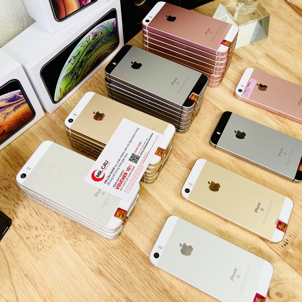 Điện thoại IPhon SE 2016 ( 16GB 32Gb 64Gb ) iP 5SE Bản quốc tế CHIP A9 2 nhân Tốc độ CPU 1.8 GHz RAM 2 G Full HD - MRCAU | BigBuy360 - bigbuy360.vn