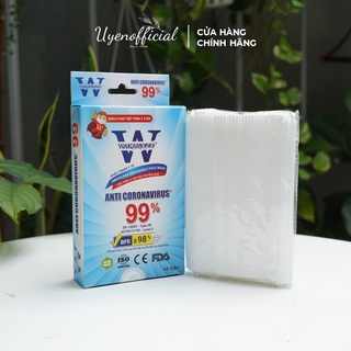 Khẩu trang Wakamono Trẻ em - (4 Lớp, Hộp 10 Cái)