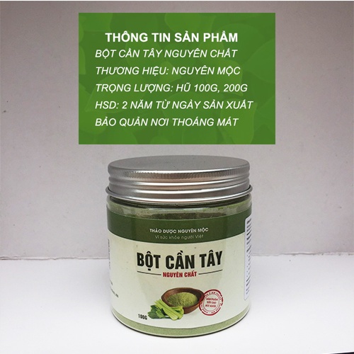 Bột cần tây nguyên chất giảm cân hiệu quả detox thanh lọc cơ thể